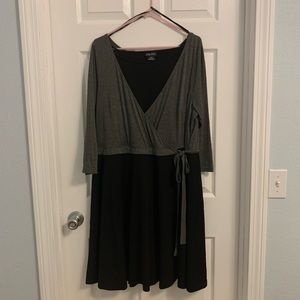 NWOT City Chic Ballet Rehearsal Style Casual Little Black Dress